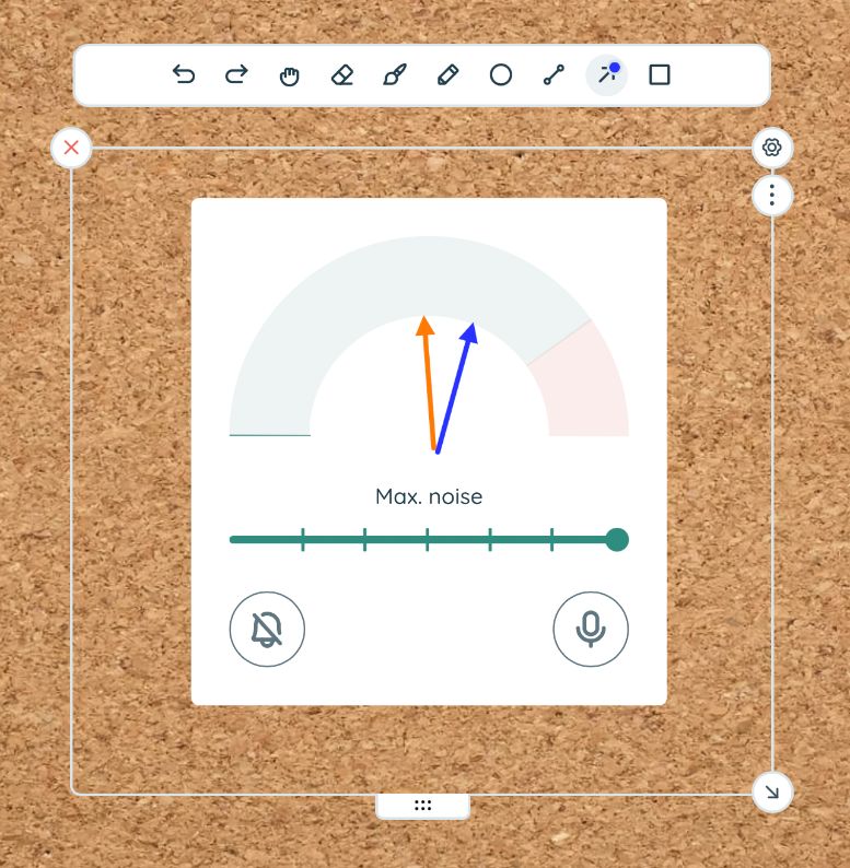 Classroomscreen Sound Level