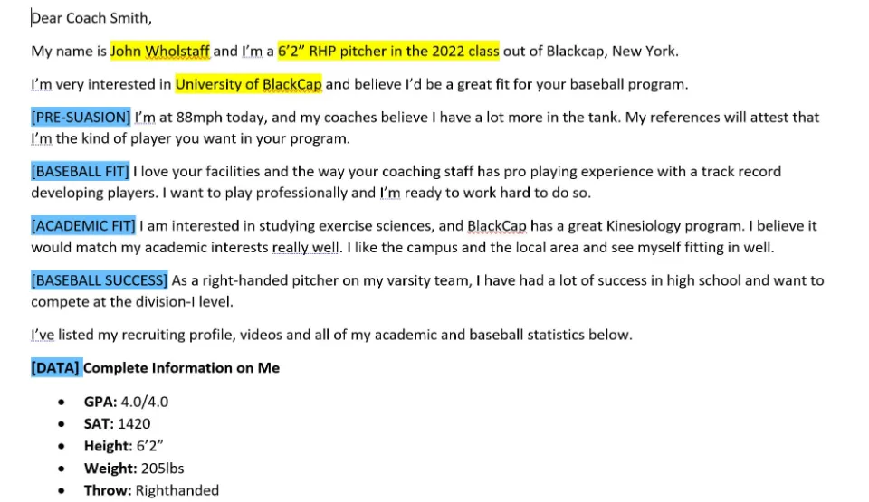 How to Email a College Coach? a Beginner's Guide